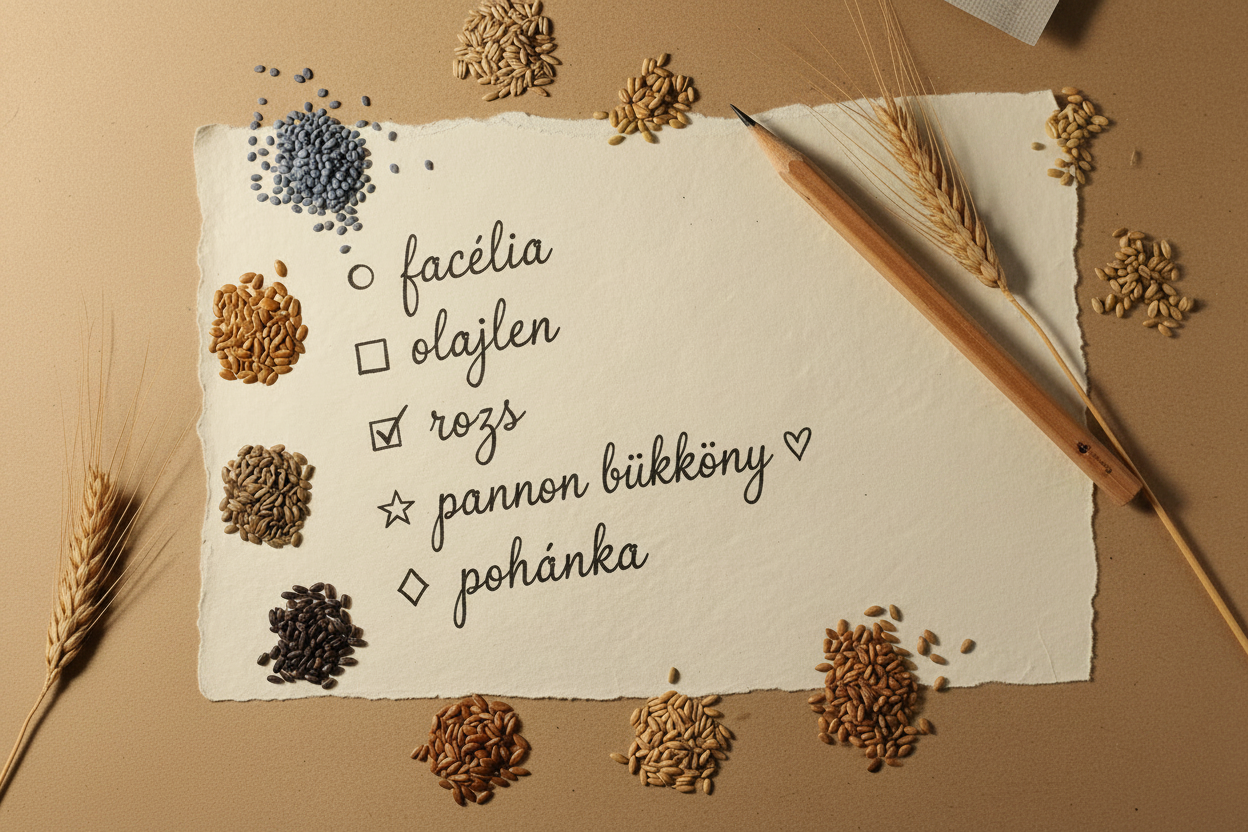 Egyedi vetőmag keveréket választok